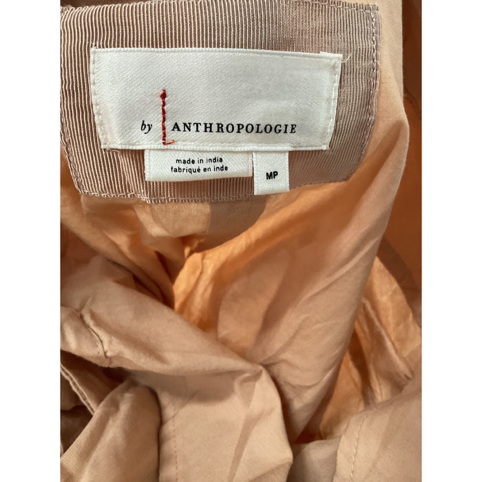 Anthropologie Brown Blouson Dress