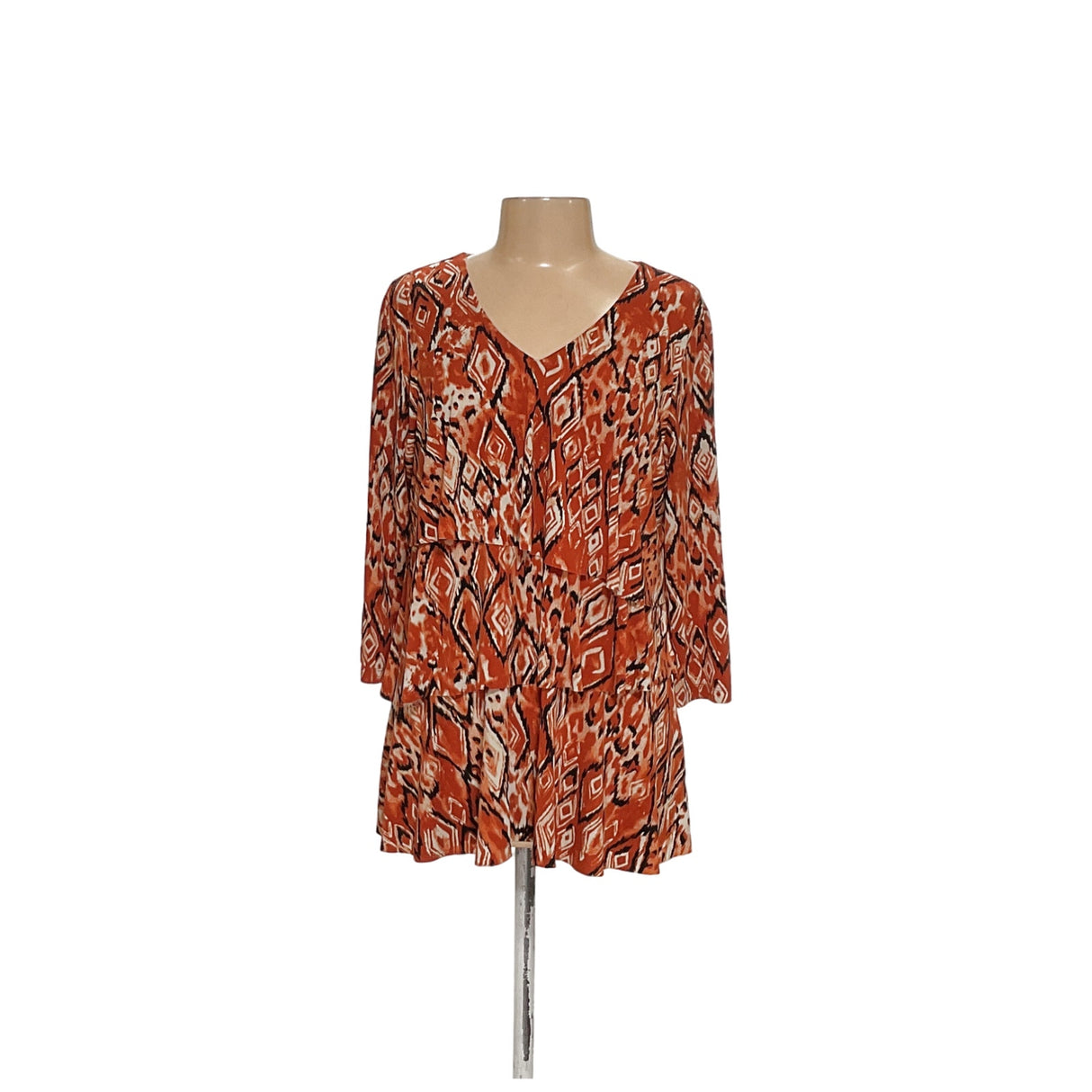 Susan Graver Floral Blouse M