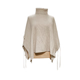 LOFT Beige Knit Cape - Women's M/L