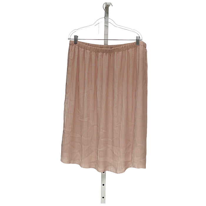 Adrianna Papell A-Line Beige Skirt XL