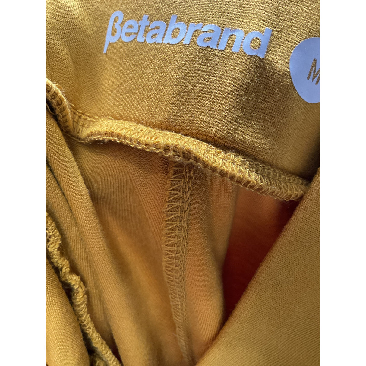 Betabrand Women's Yellow Ankle Pants size M