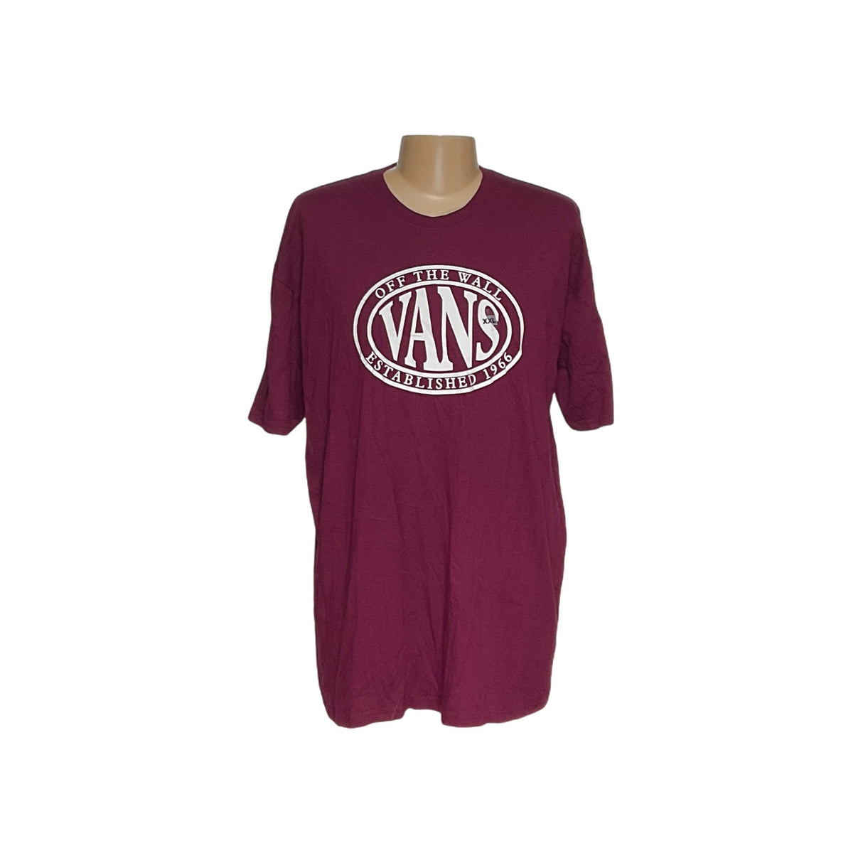 VANS Men's Purple XXL Cotton T-Shirt