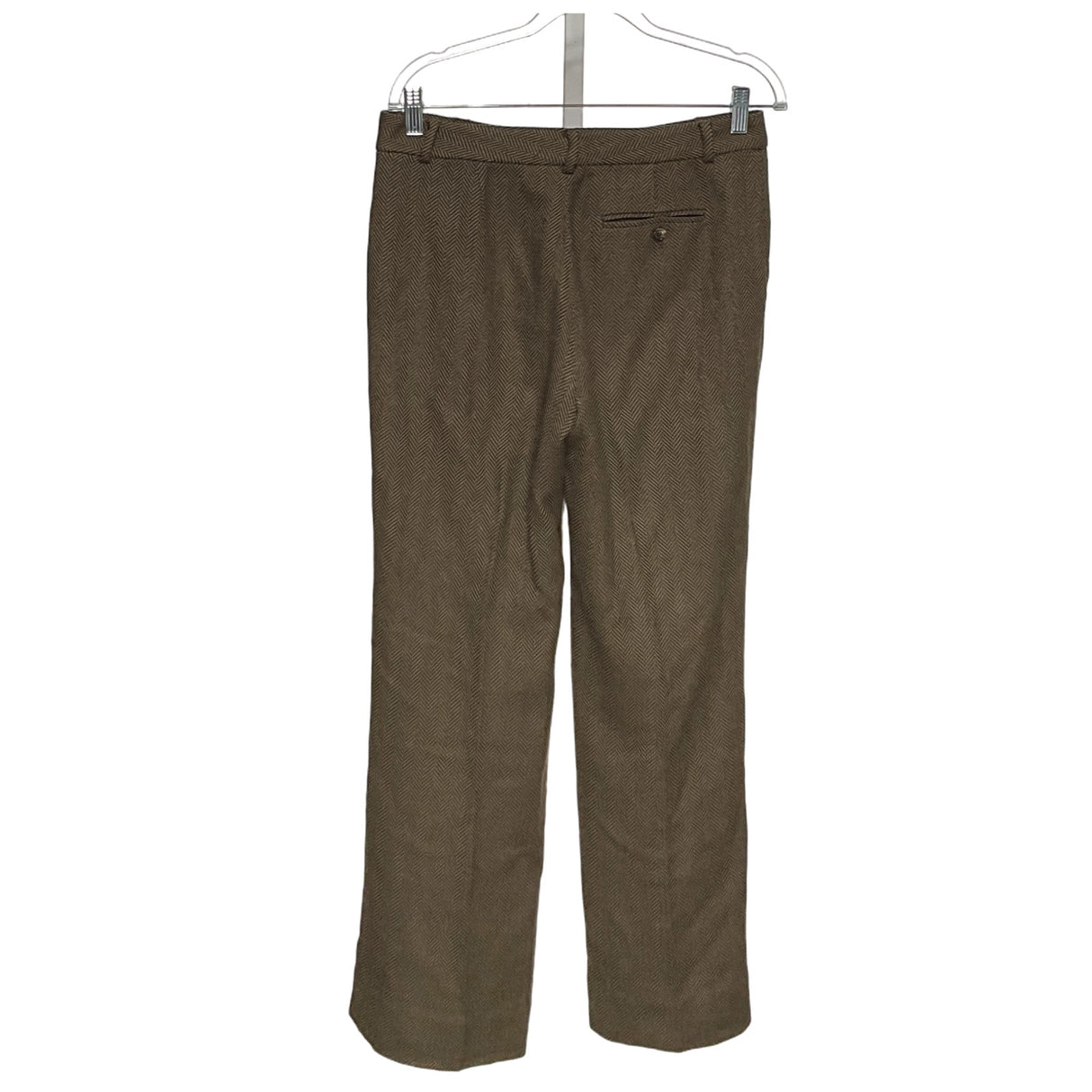 Lauren Ralph Lauren Brown Wool Ankle Pants