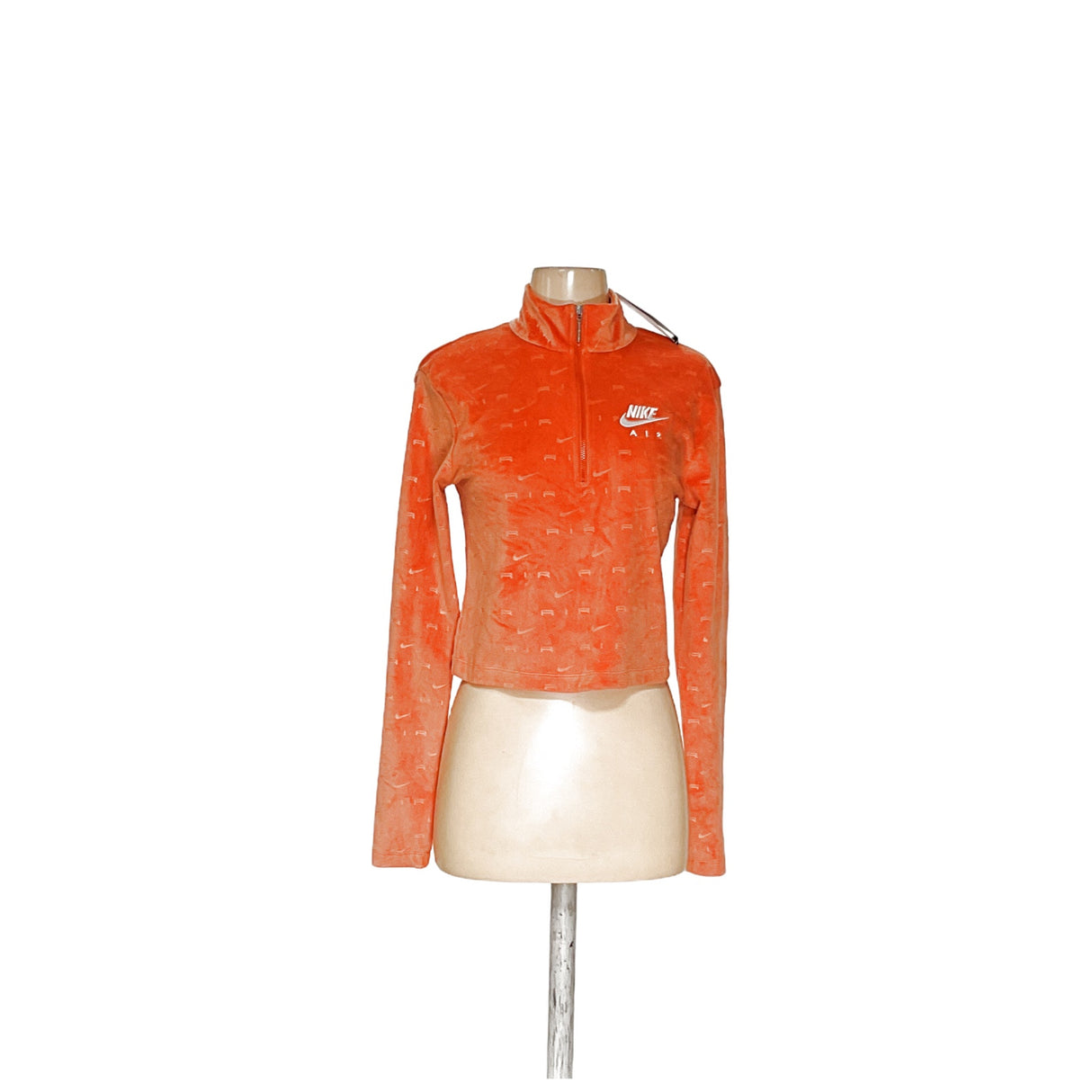 Nike Women's Orange Henley Sweater