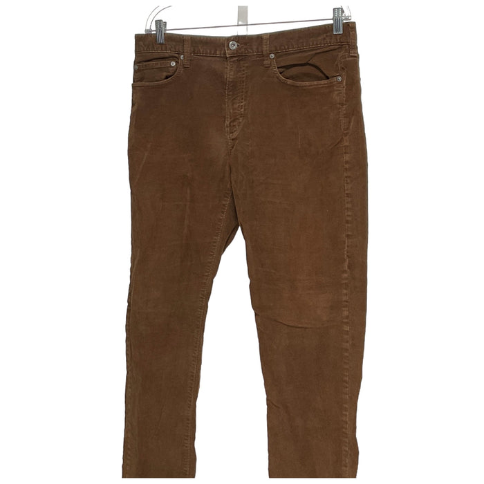 J. CREW Men's Brown Cotton Jeans (Size 34)