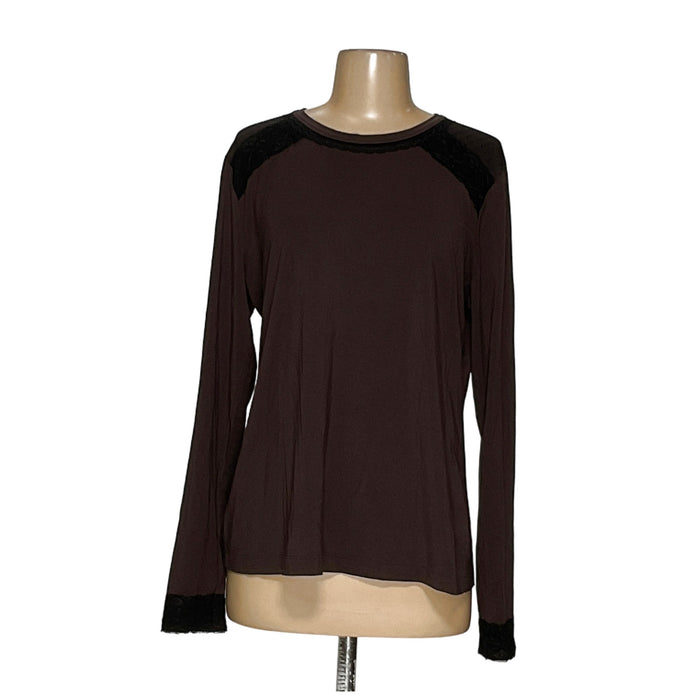 Etcetera Brown Modal Blouse XL