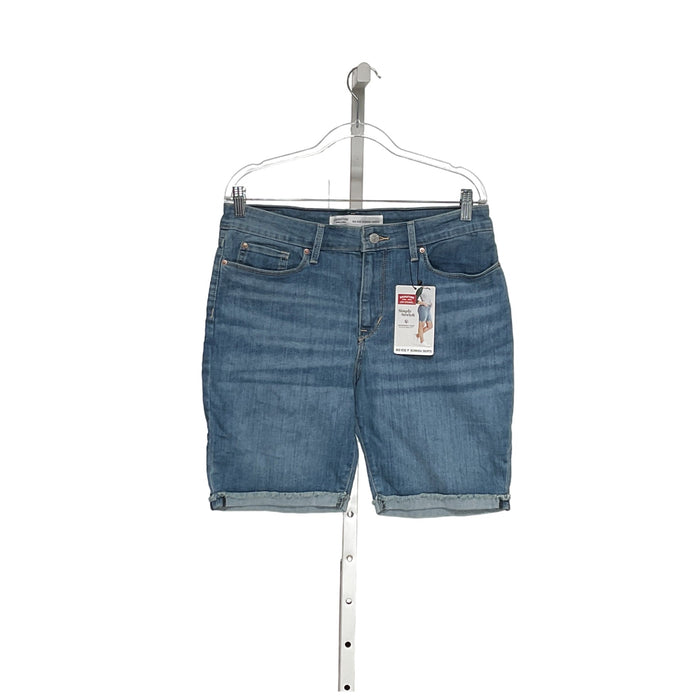 Levi's Women's Bermuda Shorts - Size 14, Blue