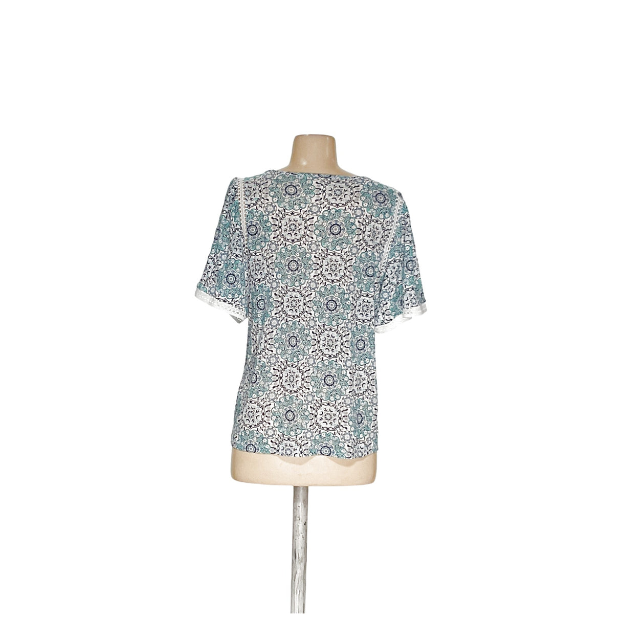 LOFT Floral Linen Blouse