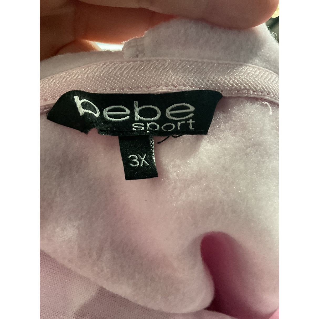 BEBE Pink Camo Hoodie - Size 3X