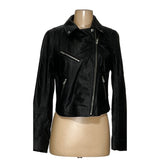 Halogen Black Leather Motorcycle Jacket