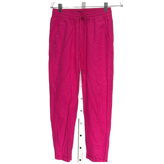 J. Crew Pink Linen Ankle Pants - Size 00