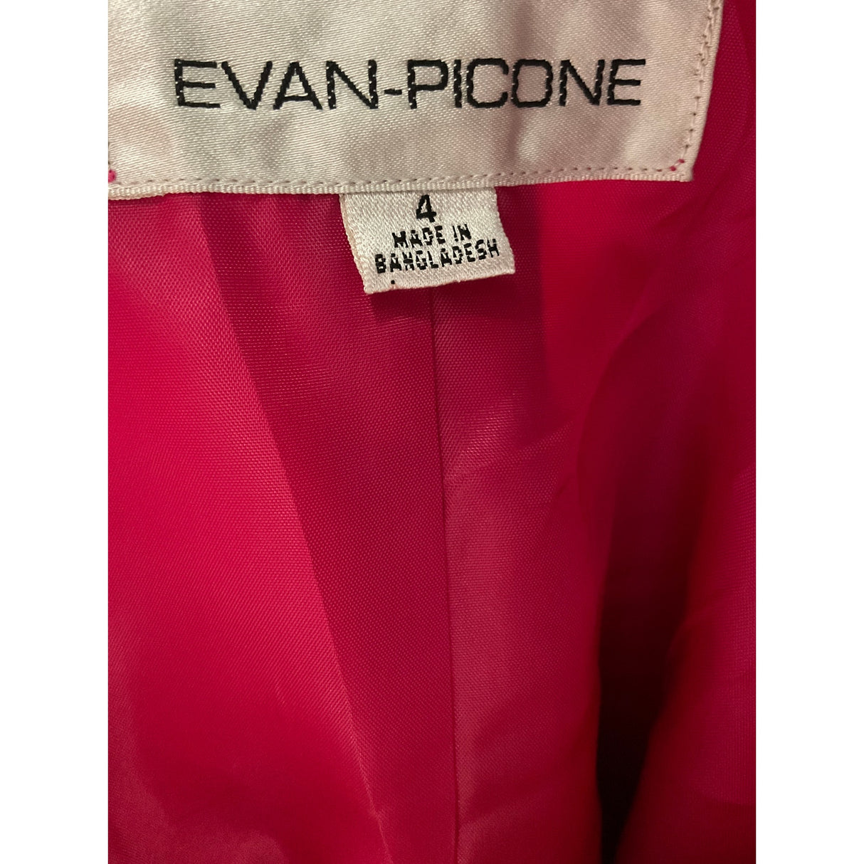 EVAN PICONE Pink Blazer Size 4