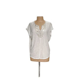 White House Black Market L White Blouse