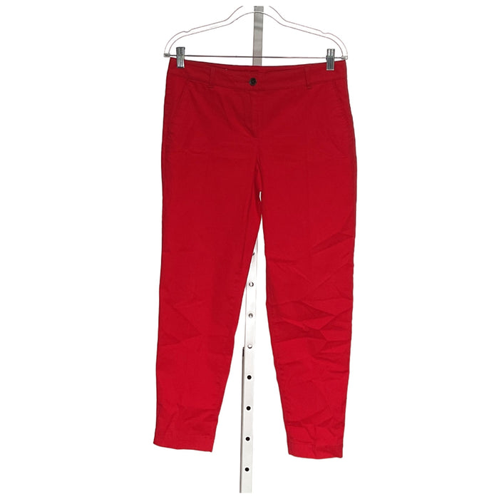 Talbots Red Ankle Pants Size 10