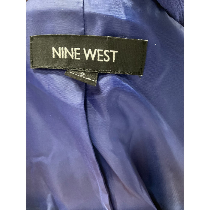 Nine West Blue Women's Blazer - Size 2