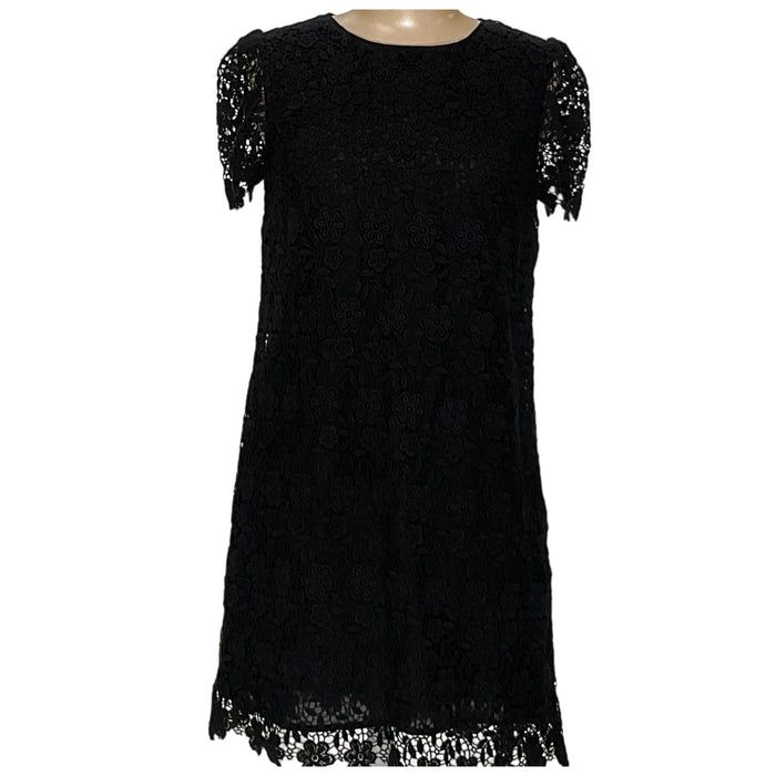 Juicy Couture Black Midi Shift Dress Size 4