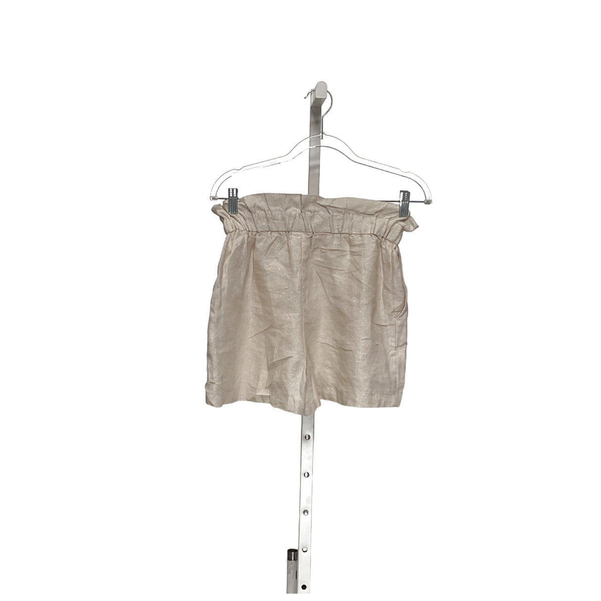 Express Beige Sailor Linen Shorts