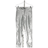 ZARA Silver Ankle Pants - Women's M