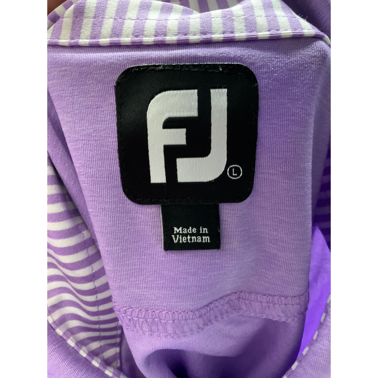 Men's Footjoy Purple Polo - Size L