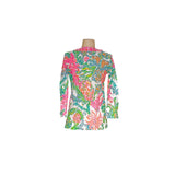 Lilly Pulitzer Multicolor Graphic Print Blouse