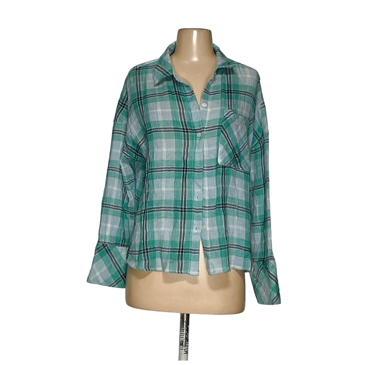 Sanctuary Multicolor Cotton Button-Up Top