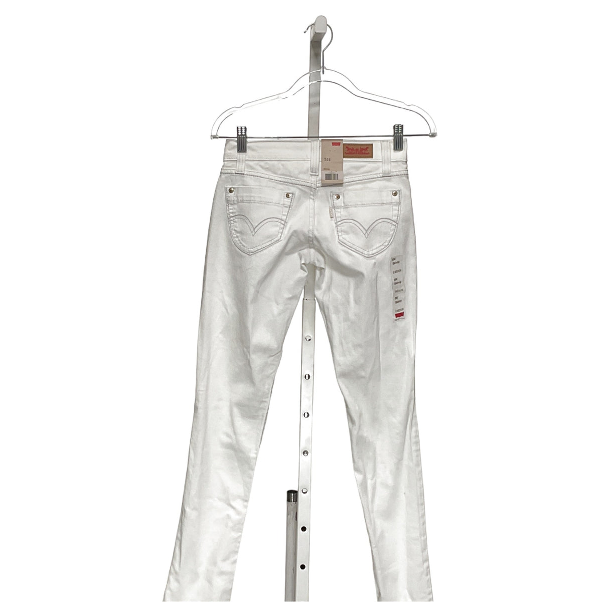 Levi's White Ankle Jeans