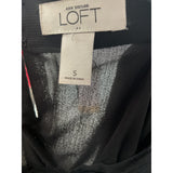 LOFT Black Chiffon Summer Blouse | Women's Size S