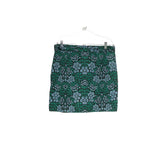 Banana Republic Green Floral Mini Skirt Size 12