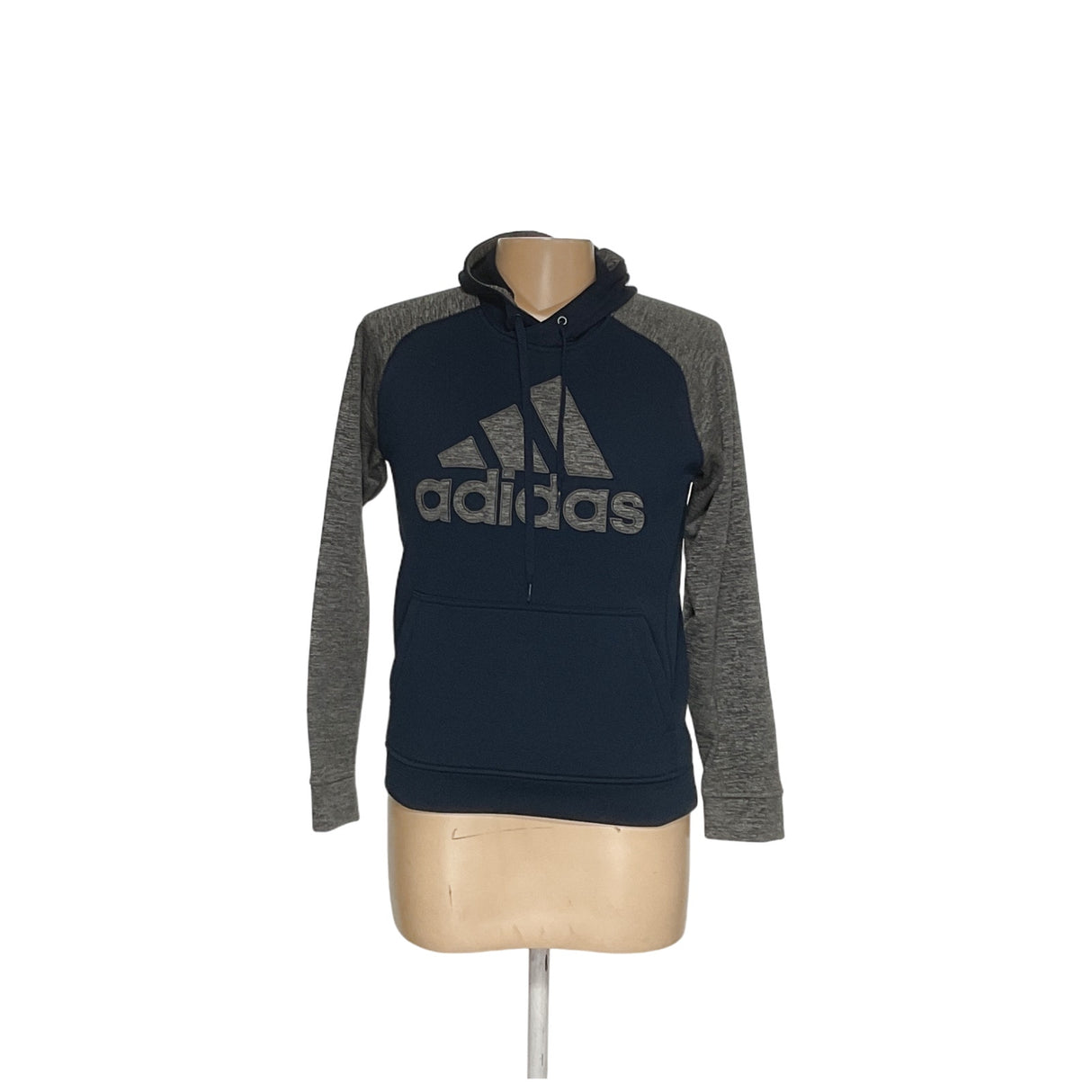 adidas Blue Men's Pullover Hoodie S