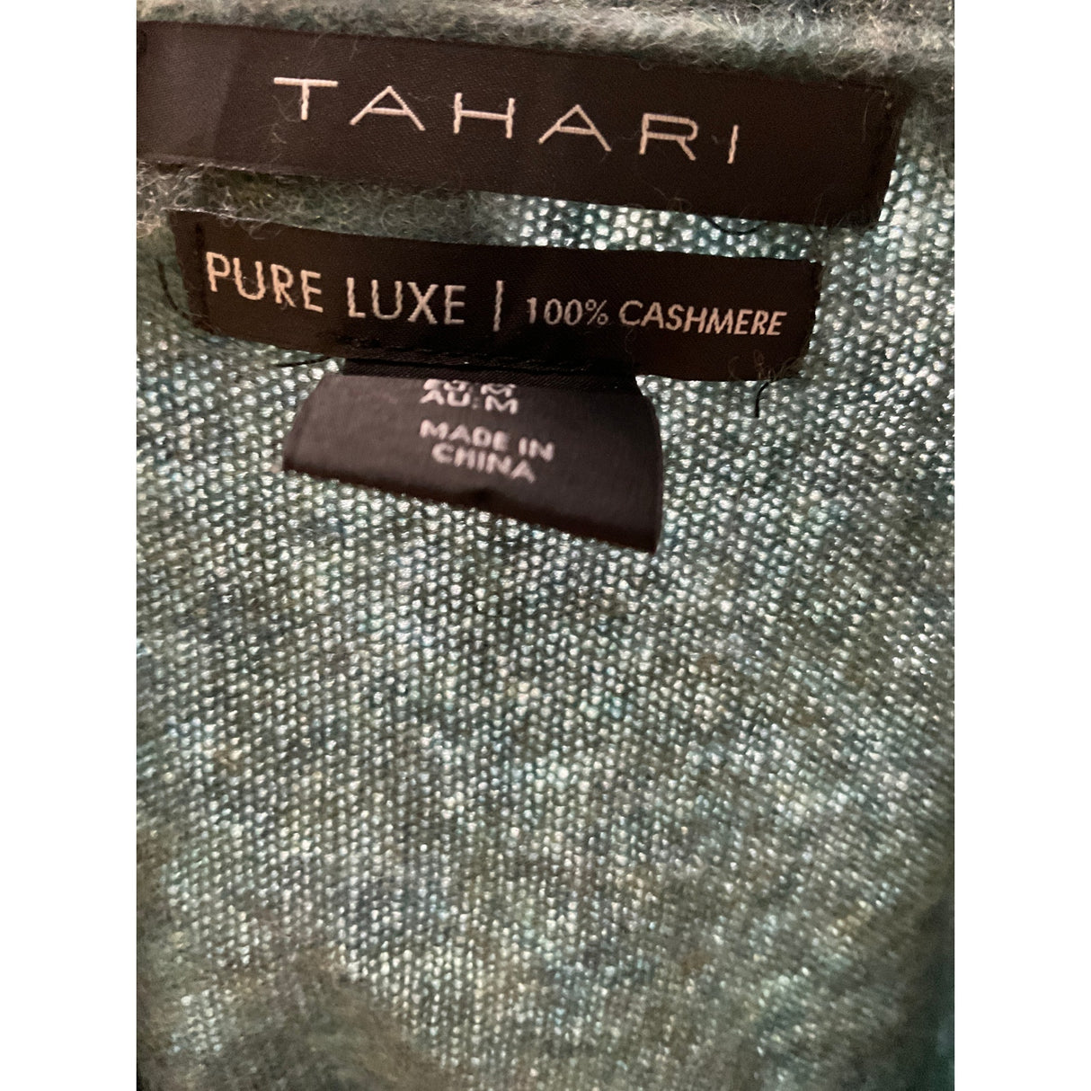 Tahari Green Cashmere Top - Size M