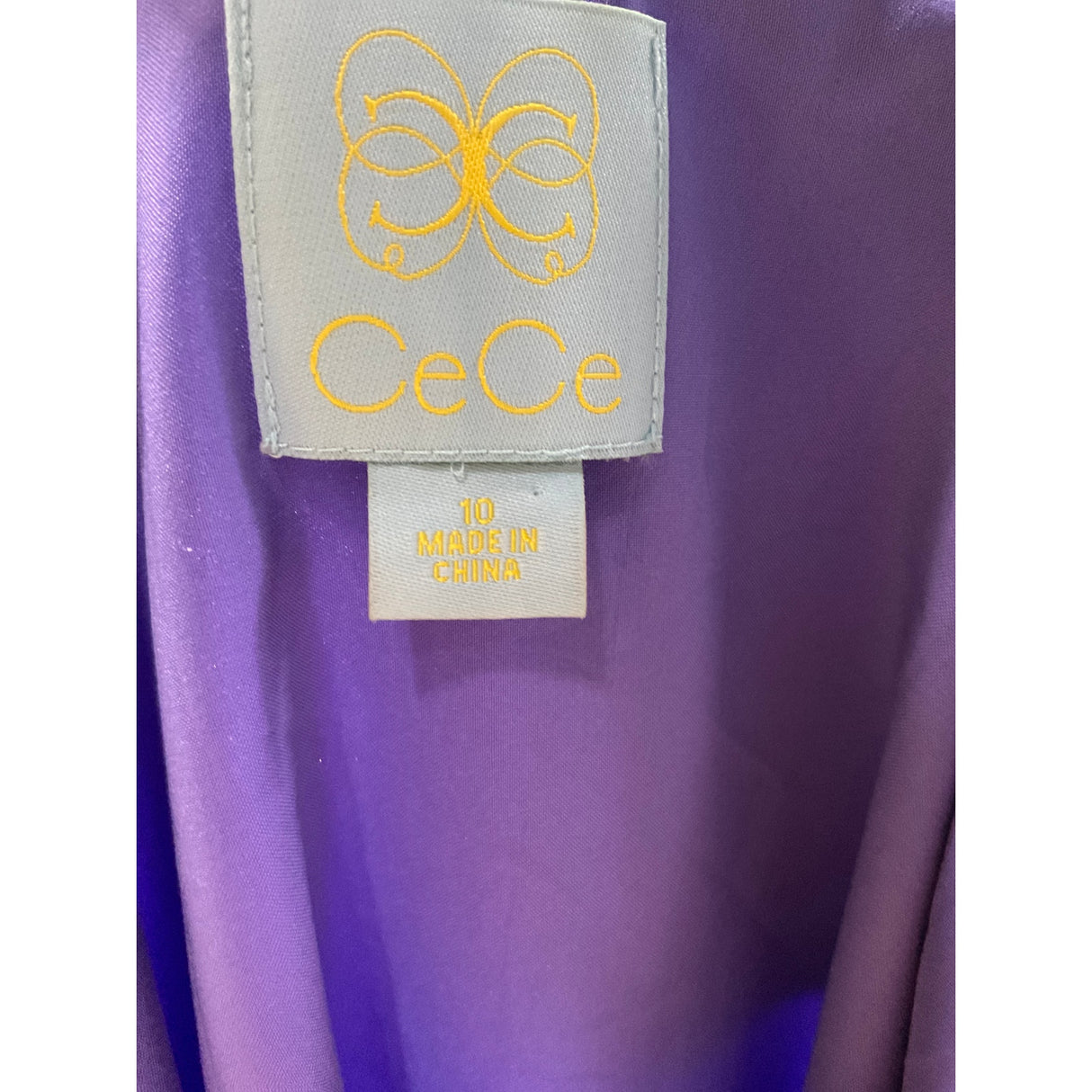 CeCe Shift Dress - Purple (Size 10)