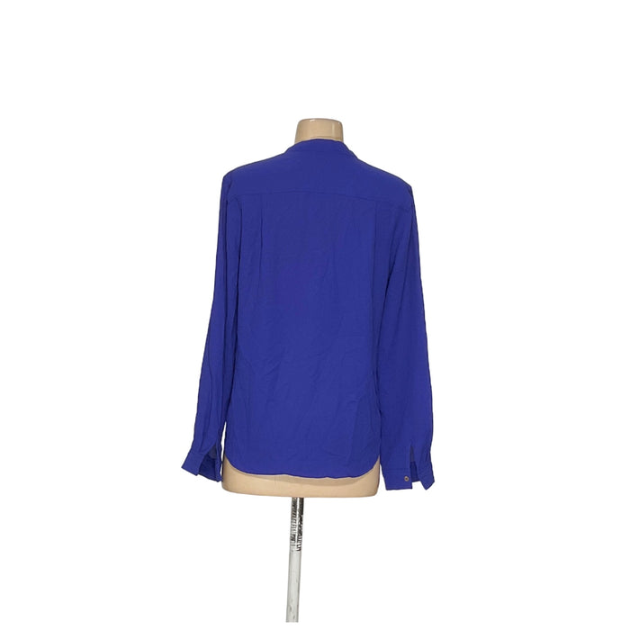 Nine West Blue Polyester Women's Blouse (Size S)