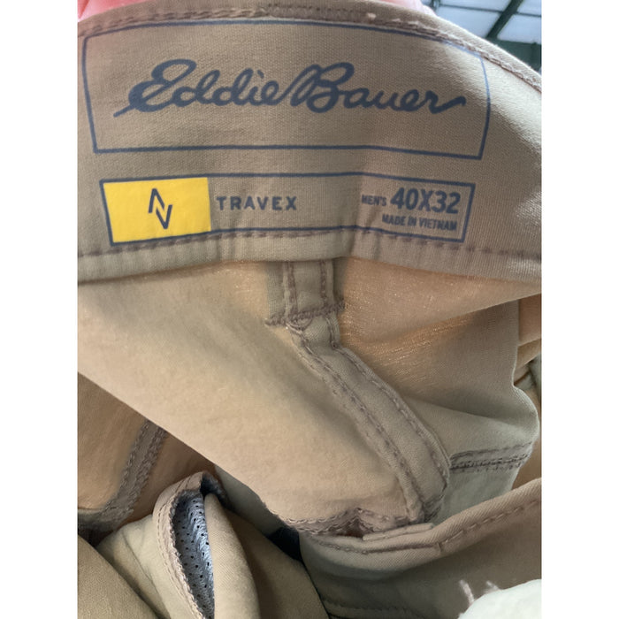 Eddie Bauer Men's Brown 40x32 Straight Jeans