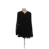 ZARA Black Button-Up Top - Women's M