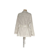 J.JILL Cream Trench Coat - Women's Size M