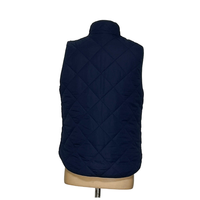 J. CREW Women's Blue Polyester Vest