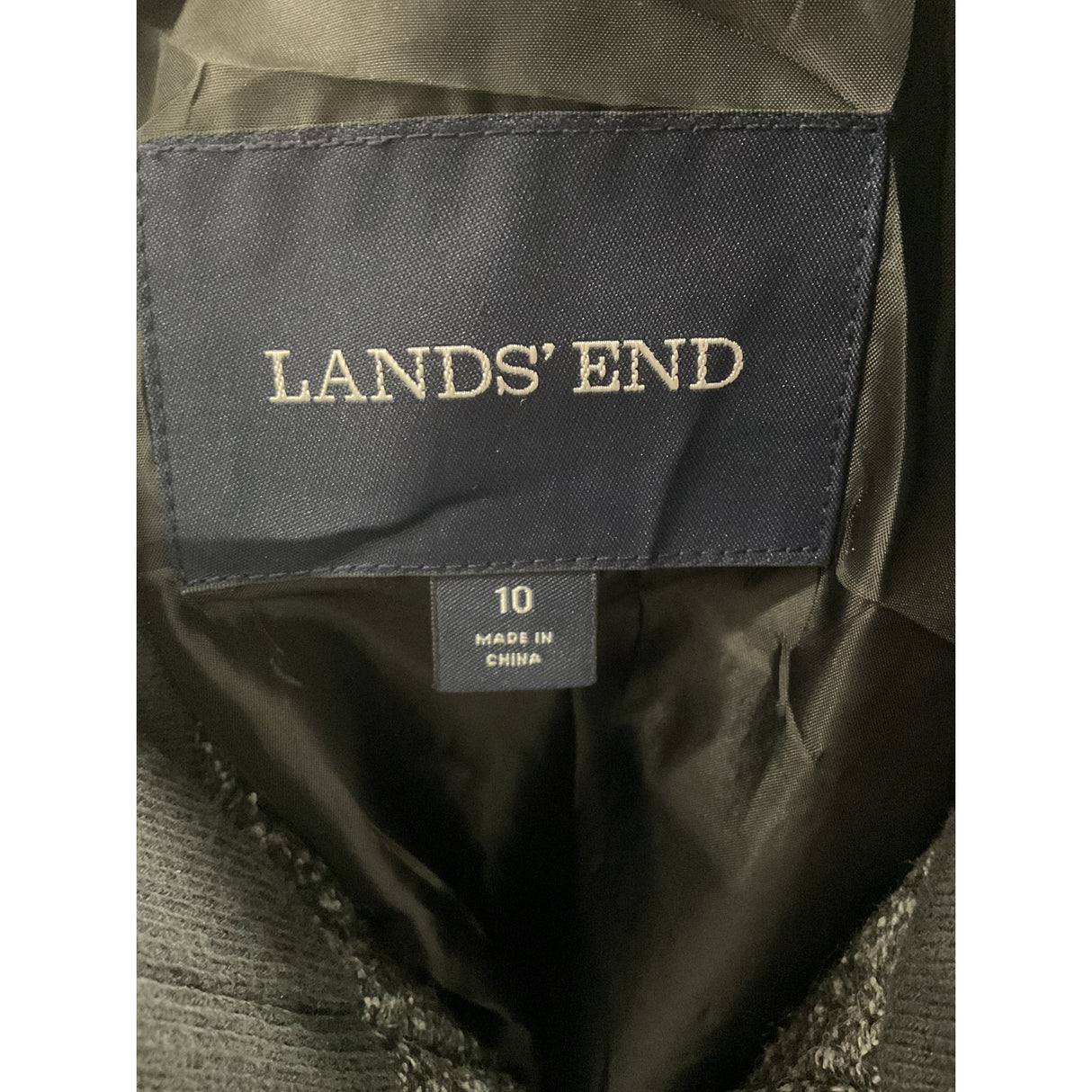 Lands' End Womens Wool Sweater - Size 10