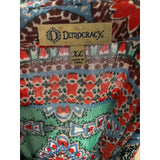 Democracy Floral Button-Up Top XL