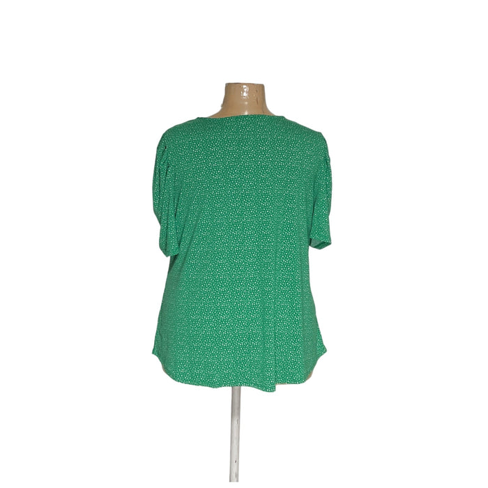 Adrianna Papell 2X Green Blouse