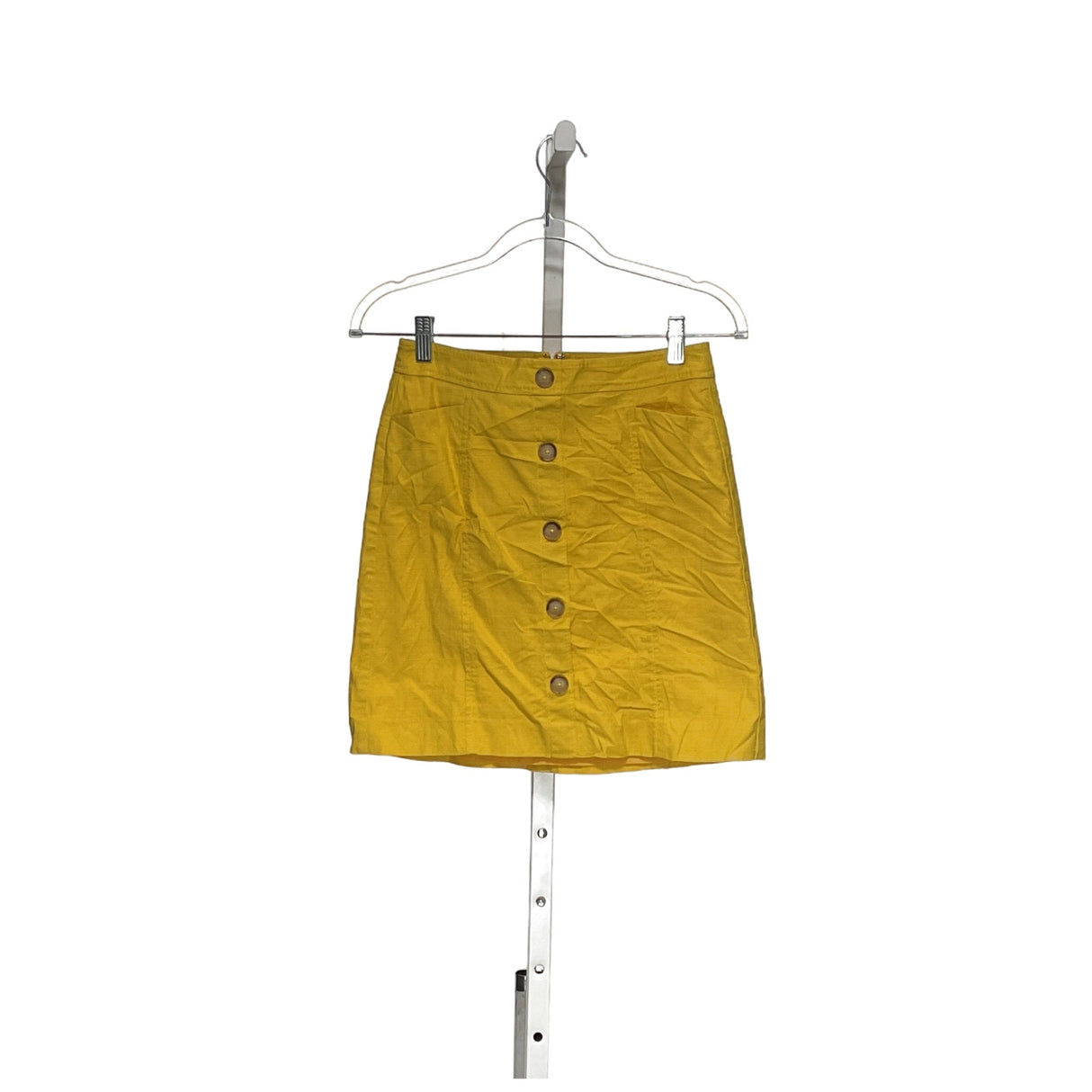 LOFT Yellow Petite Mini Skirt Size 00P