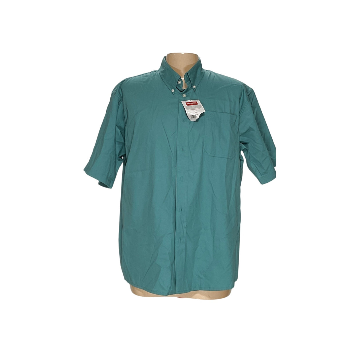 Wrangler Green Casual Button-Up Shirt