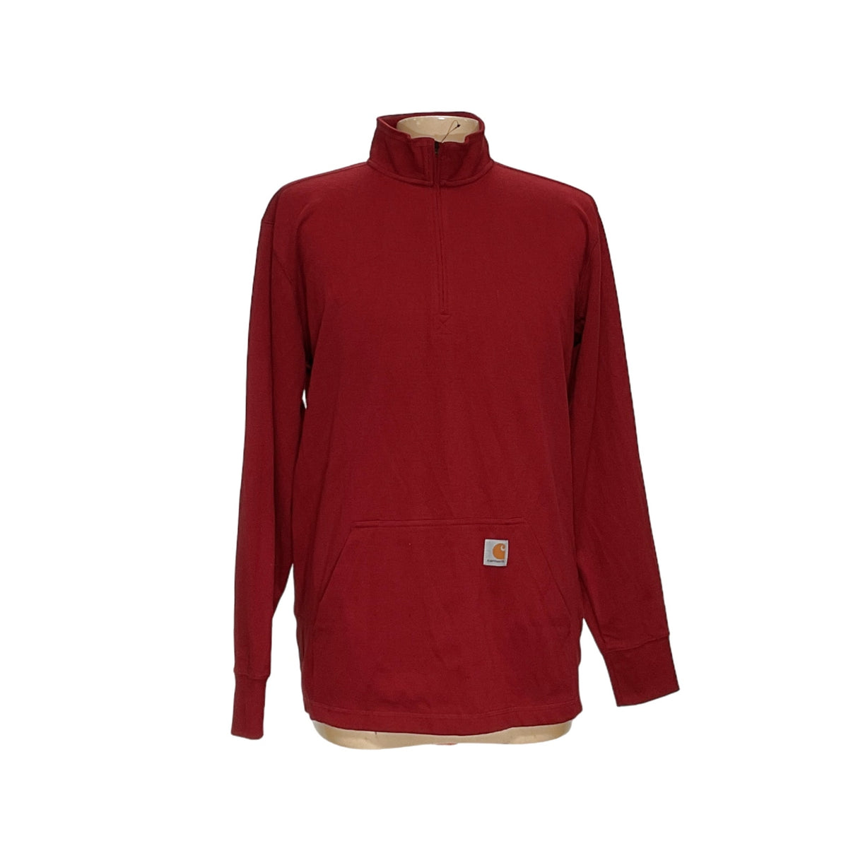 Carhartt Red Henley Sweatshirt XL