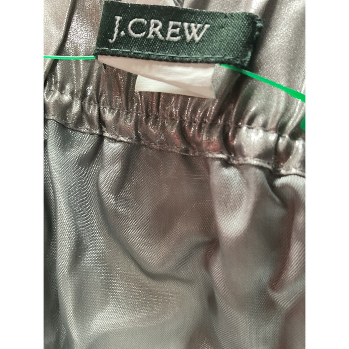 J. Crew Silver Mini Skirt - Size 4