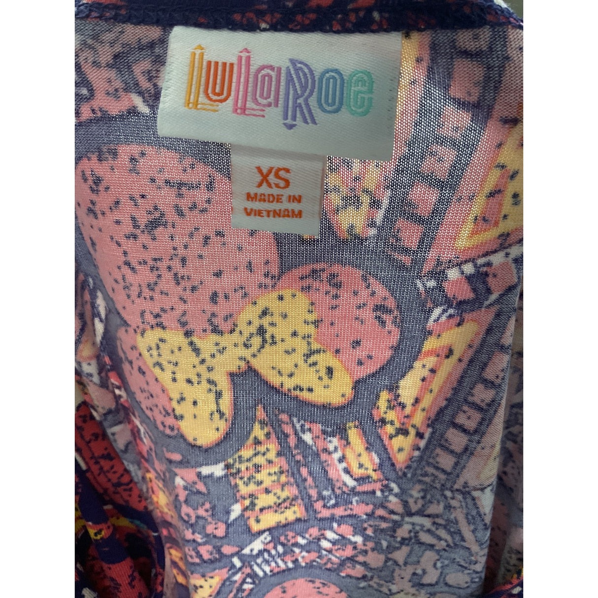 Lularoe Multicolor Geometic Blouse