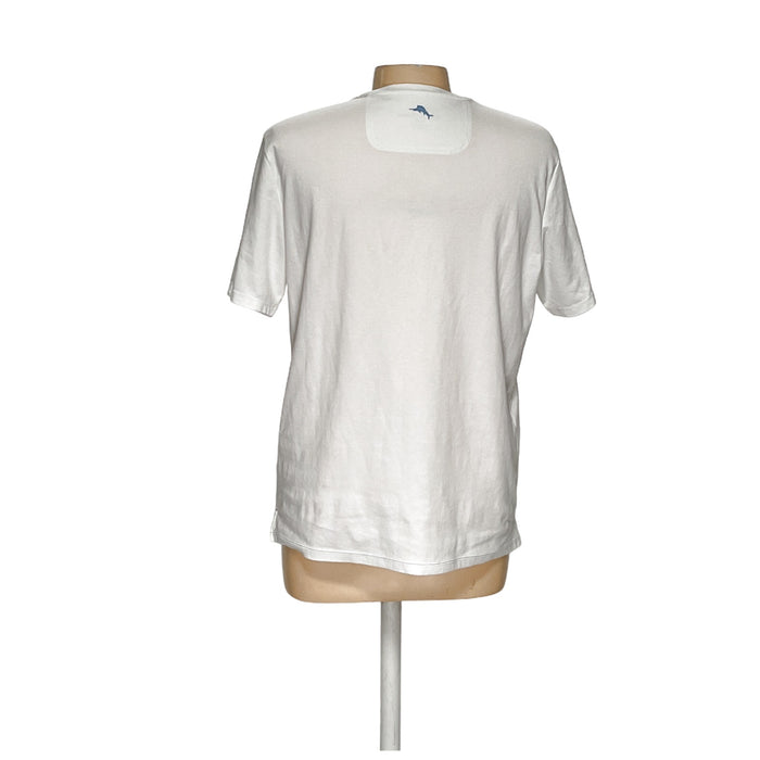 Tommy Bahama White T-Shirt - Men's L