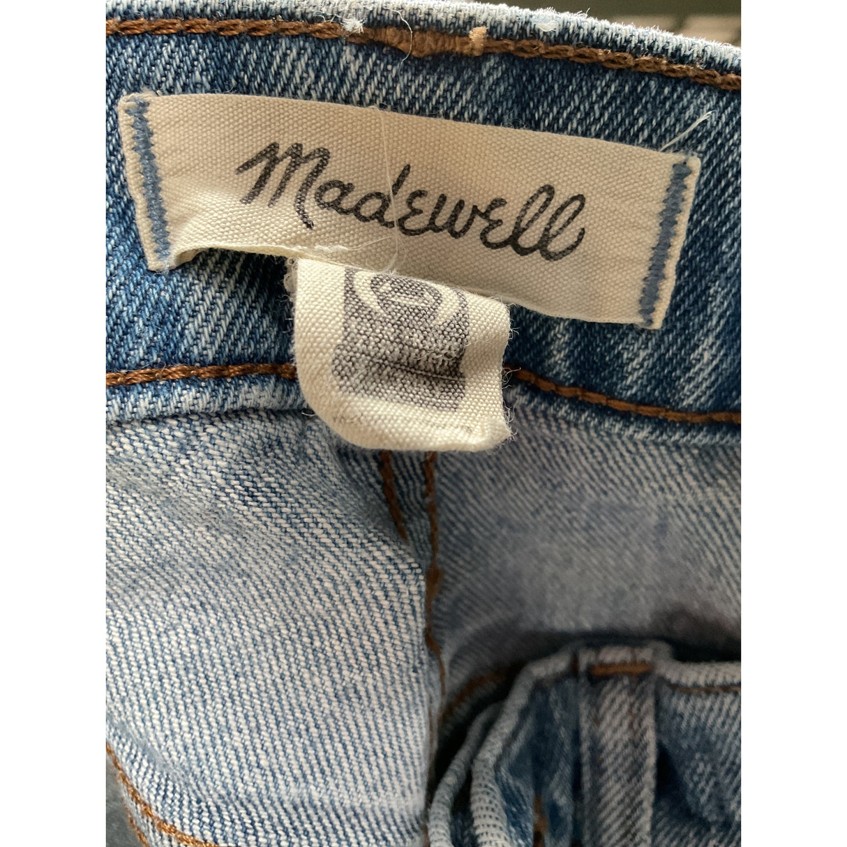 Madewell Blue Straight Leg Jeans Size 26