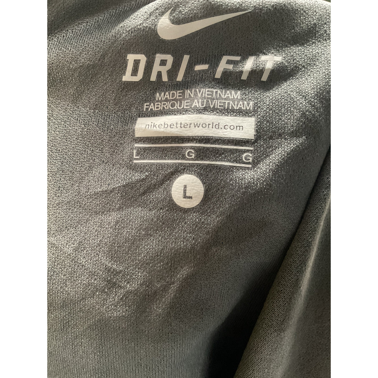 Nike Gray Women's Activewear Shorts - Size L