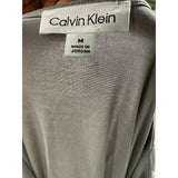 Calvin Klein Gray Polyester Blouse