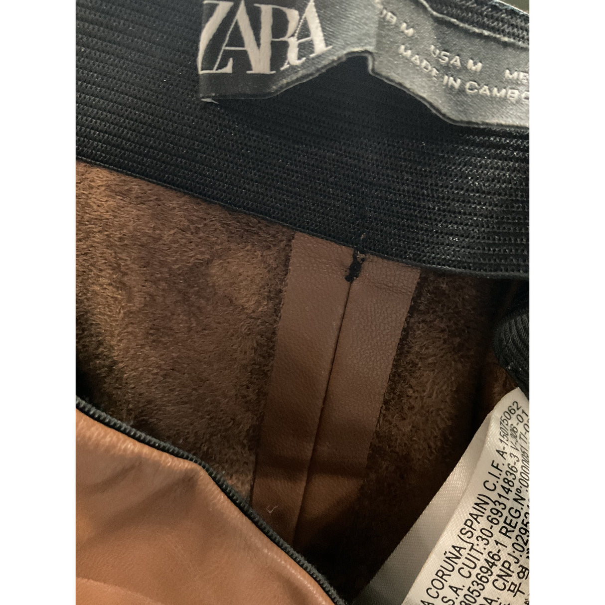 ZARA Brown Ankle Pants - Women's M