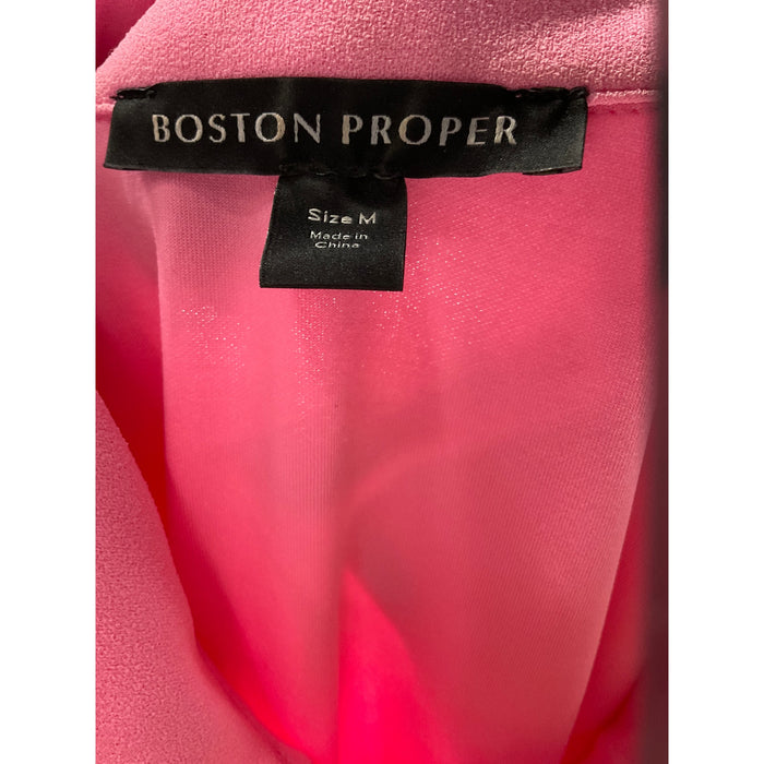 Boston Proper Pink Shift Midi Dress - Size M